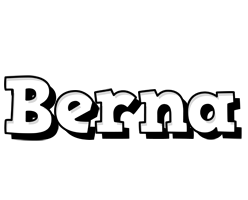 Berna snowing logo