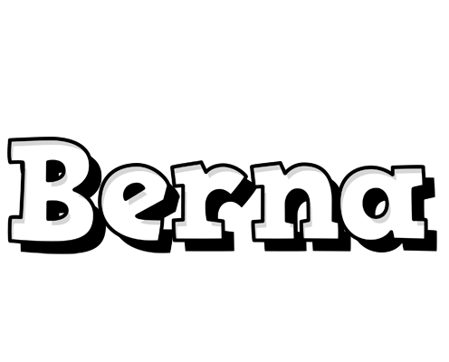Berna snowing logo