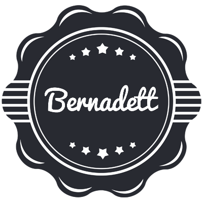 Bernadett badge logo
