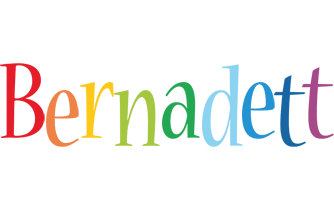 Bernadett birthday logo
