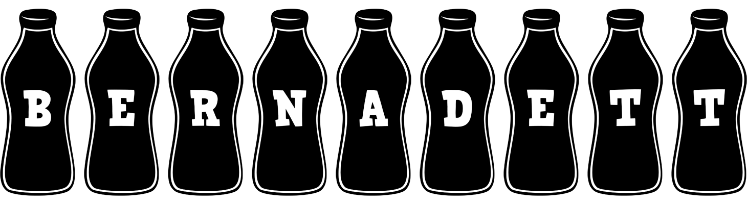 Bernadett bottle logo