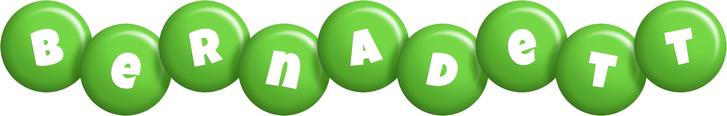 Bernadett candy-green logo