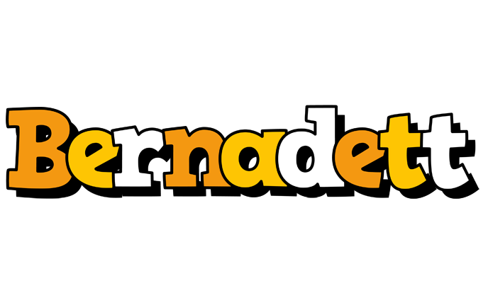 Bernadett cartoon logo