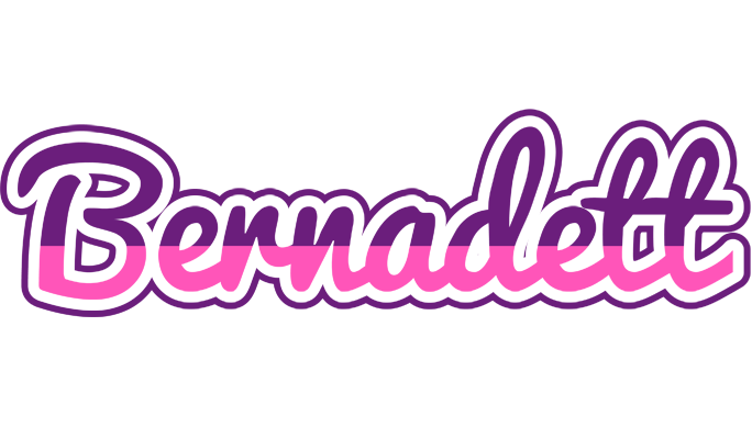 Bernadett cheerful logo