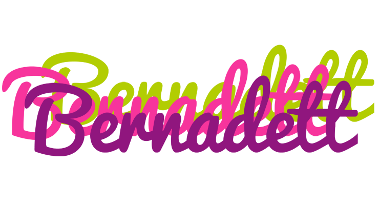 Bernadett flowers logo
