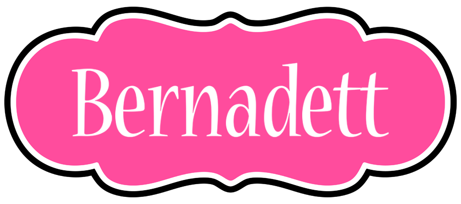 Bernadett invitation logo