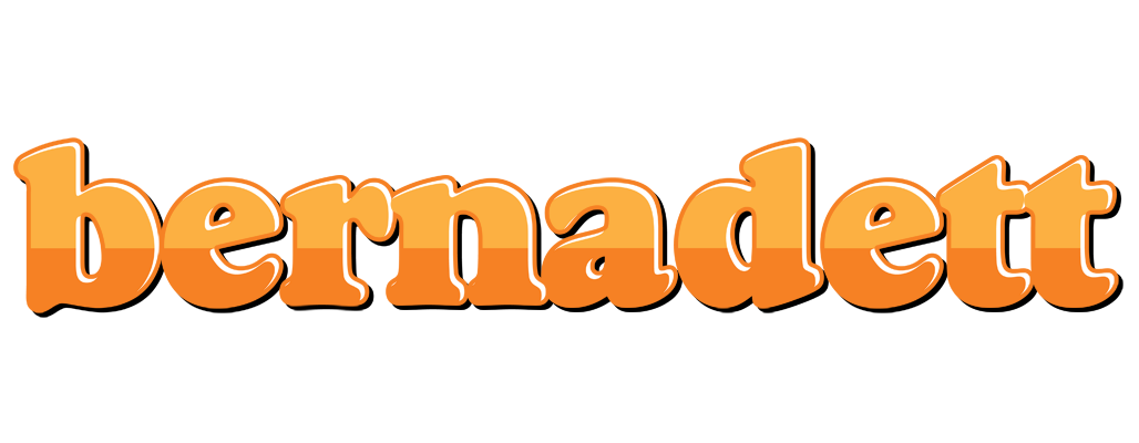 Bernadett orange logo