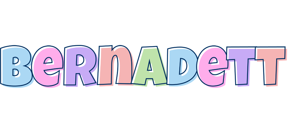 Bernadett pastel logo