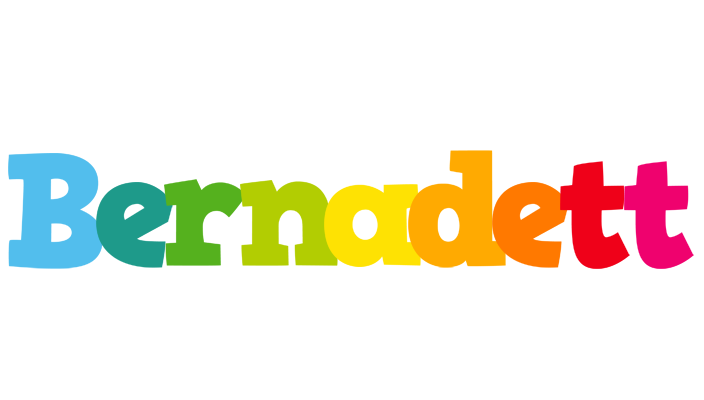 Bernadett rainbows logo