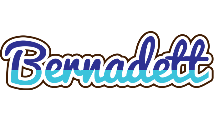 Bernadett raining logo