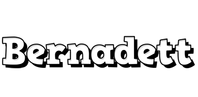 Bernadett snowing logo