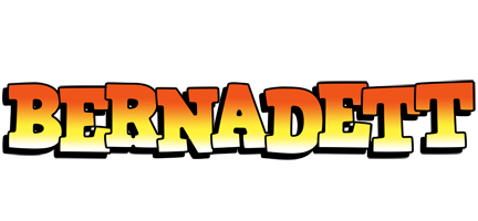 Bernadett sunset logo