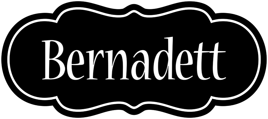 Bernadett welcome logo