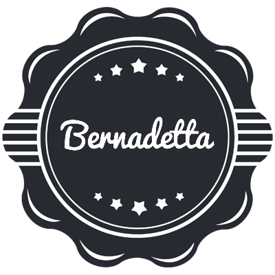 Bernadetta badge logo