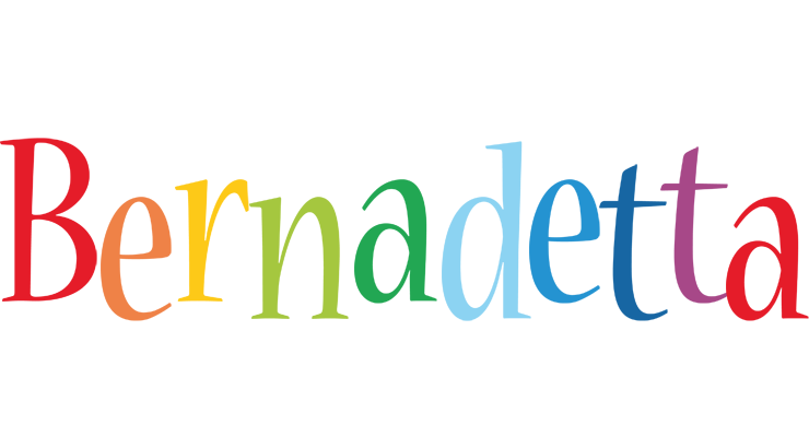 Bernadetta birthday logo