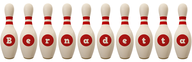 Bernadetta bowling-pin logo