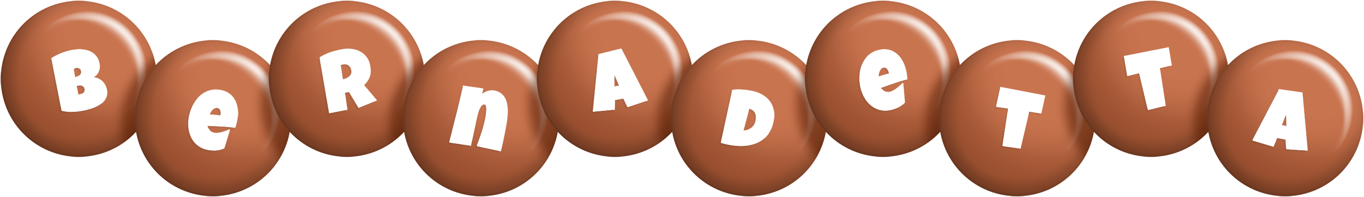 Bernadetta candy-brown logo