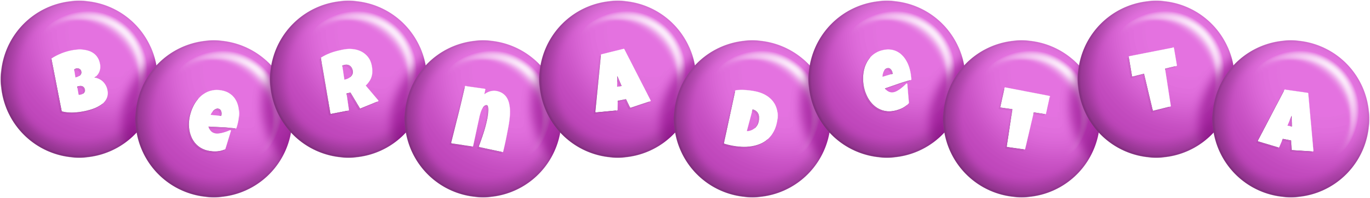 Bernadetta candy-purple logo