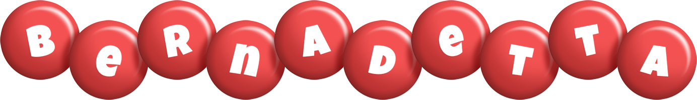 Bernadetta candy-red logo