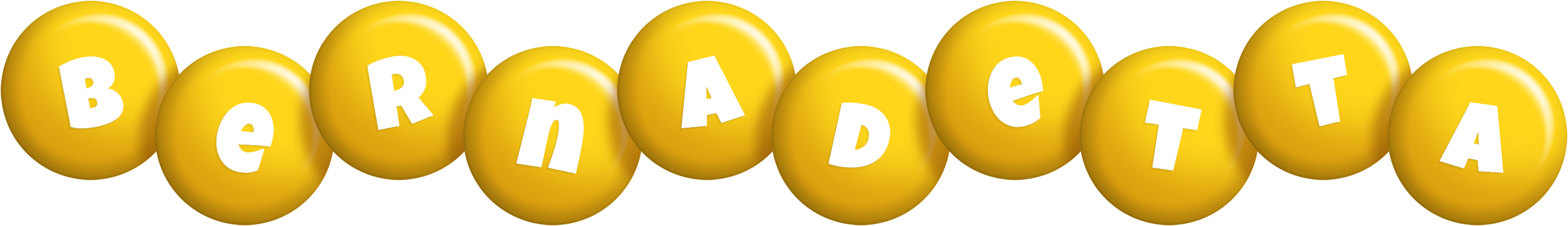 Bernadetta candy-yellow logo