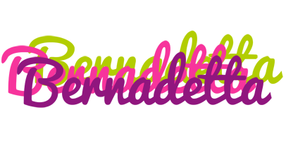 Bernadetta flowers logo