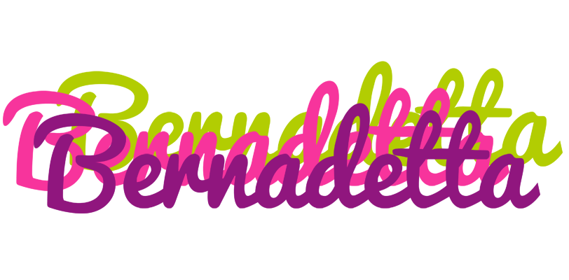 Bernadetta flowers logo