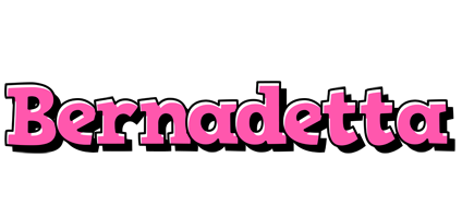 Bernadetta girlish logo