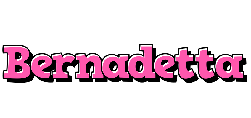 Bernadetta girlish logo