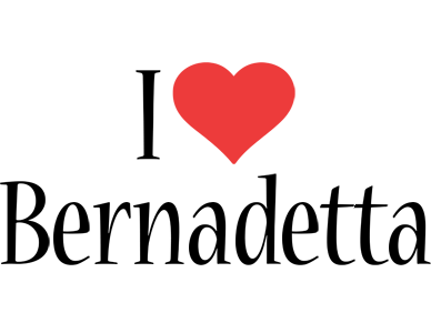 Bernadetta i-love logo