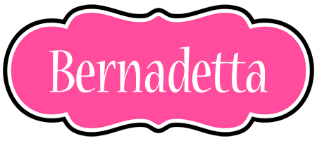 Bernadetta invitation logo