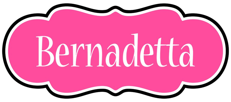 Bernadetta invitation logo