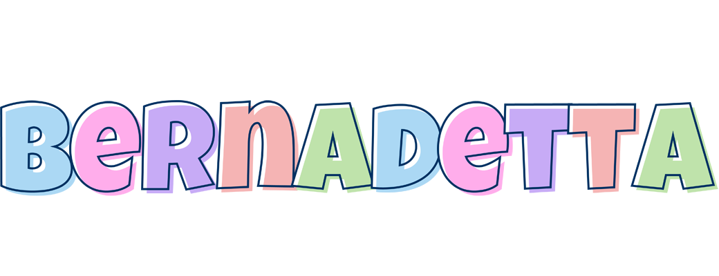 Bernadetta pastel logo