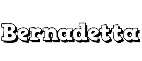Bernadetta snowing logo