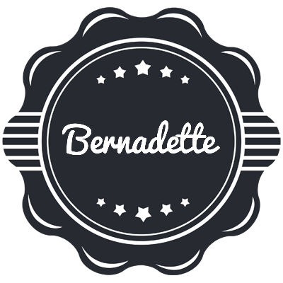 Bernadette badge logo
