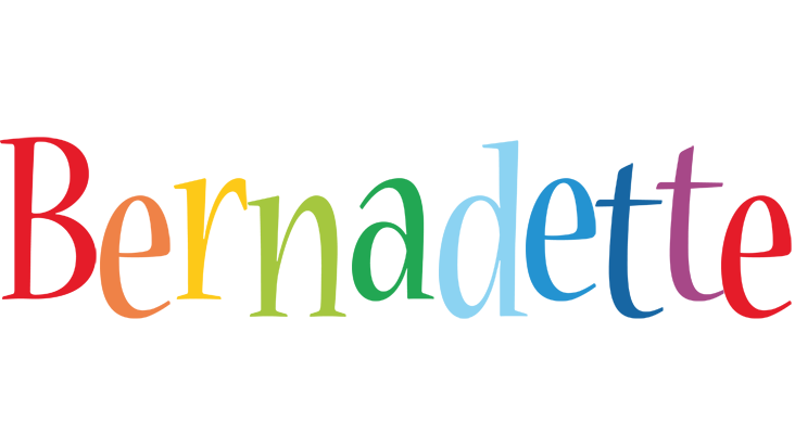 Bernadette birthday logo