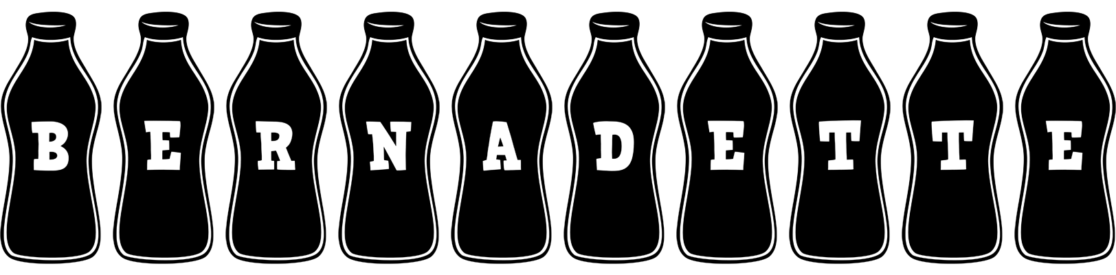 Bernadette bottle logo