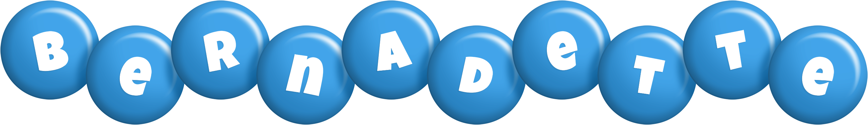 Bernadette candy-blue logo