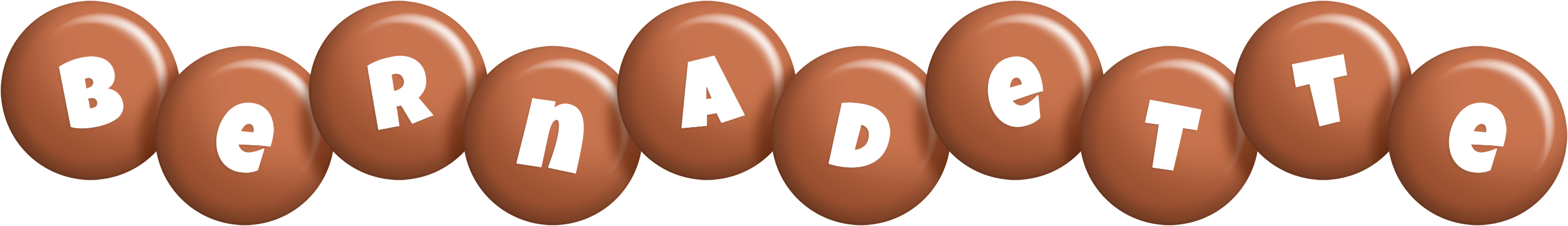 Bernadette candy-brown logo
