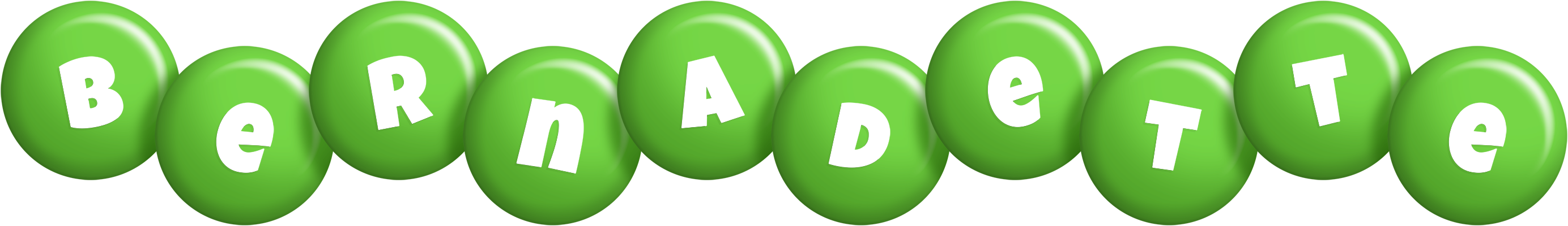 Bernadette candy-green logo