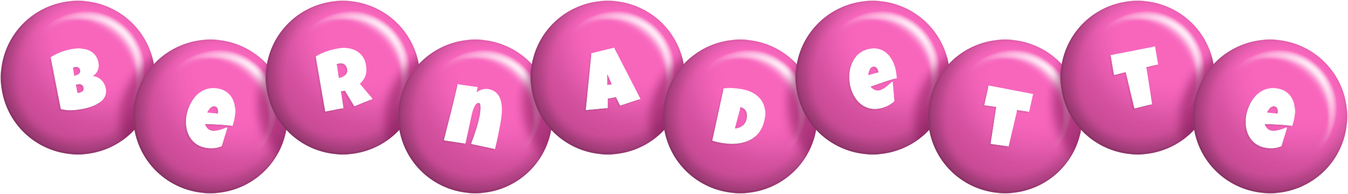 Bernadette candy-pink logo