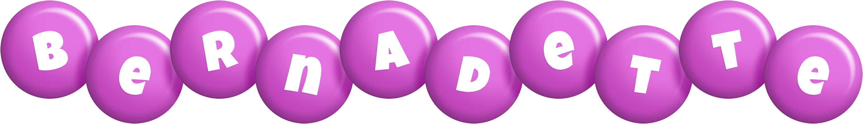 Bernadette candy-purple logo