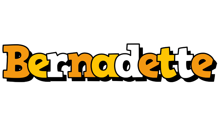 Bernadette cartoon logo