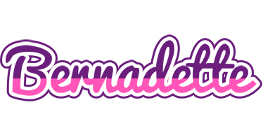 Bernadette cheerful logo