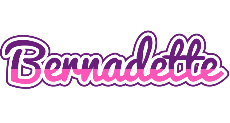 Bernadette cheerful logo