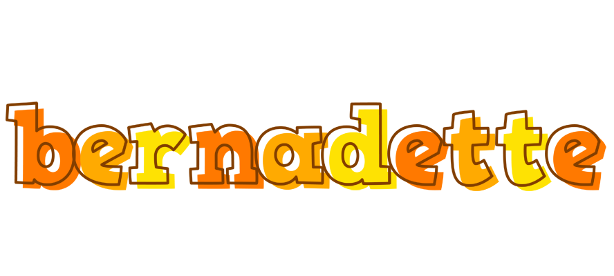 Bernadette desert logo