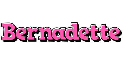 Bernadette girlish logo