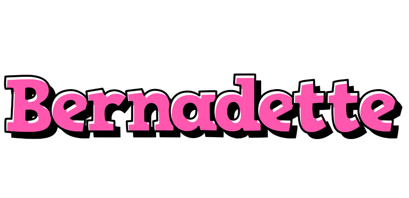 Bernadette girlish logo