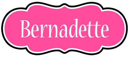 Bernadette invitation logo