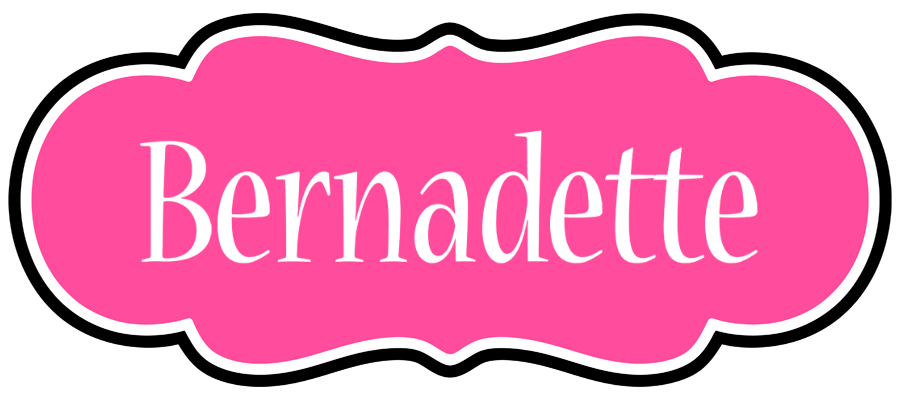 Bernadette invitation logo