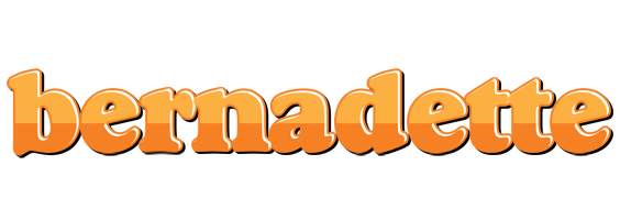 Bernadette orange logo